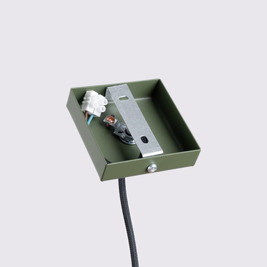 Candeeiro suspenso KARBON 1xGU10/10W/230V verde