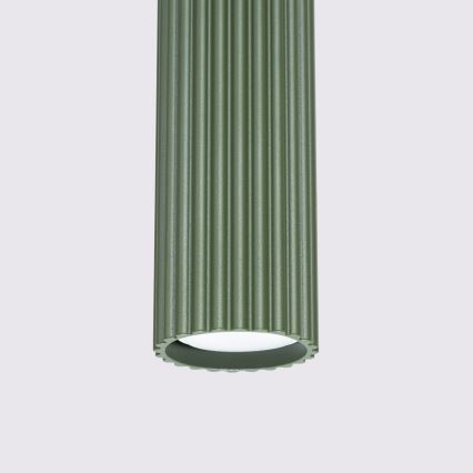 Candeeiro suspenso KARBON 3xGU10/10W/230V verde