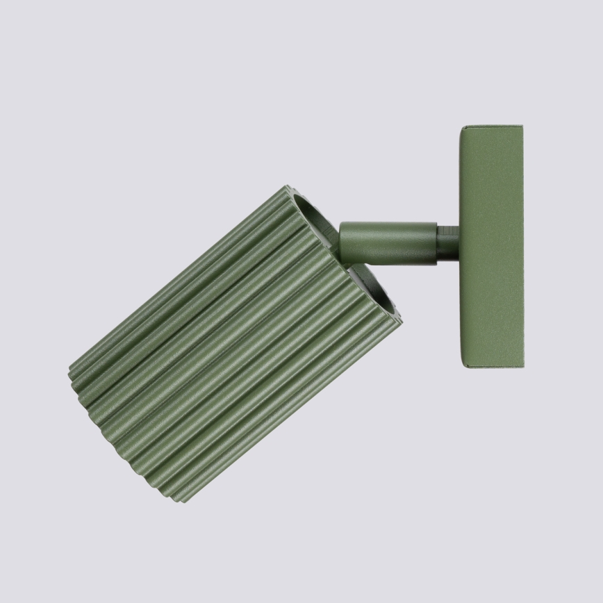 Foco de parede KARBON 1xGU10/10W/230V verde