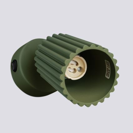 Foco de parede KARBON 1xGU10/10W/230V verde