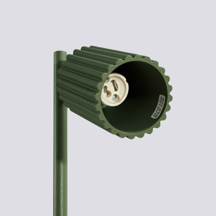 Candeeiro de mesa KARBON 1xGU10/10W/230V verde