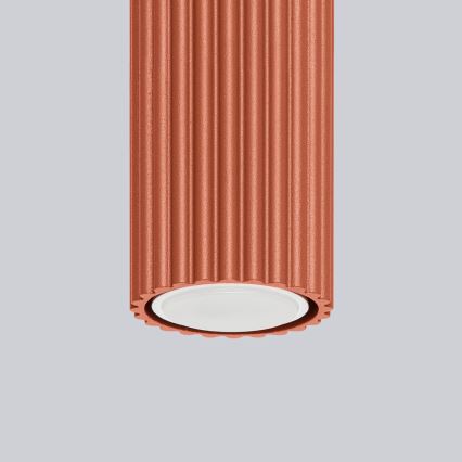 Foco KARBON 1xGU10/10W/230V 20 cm vermelho