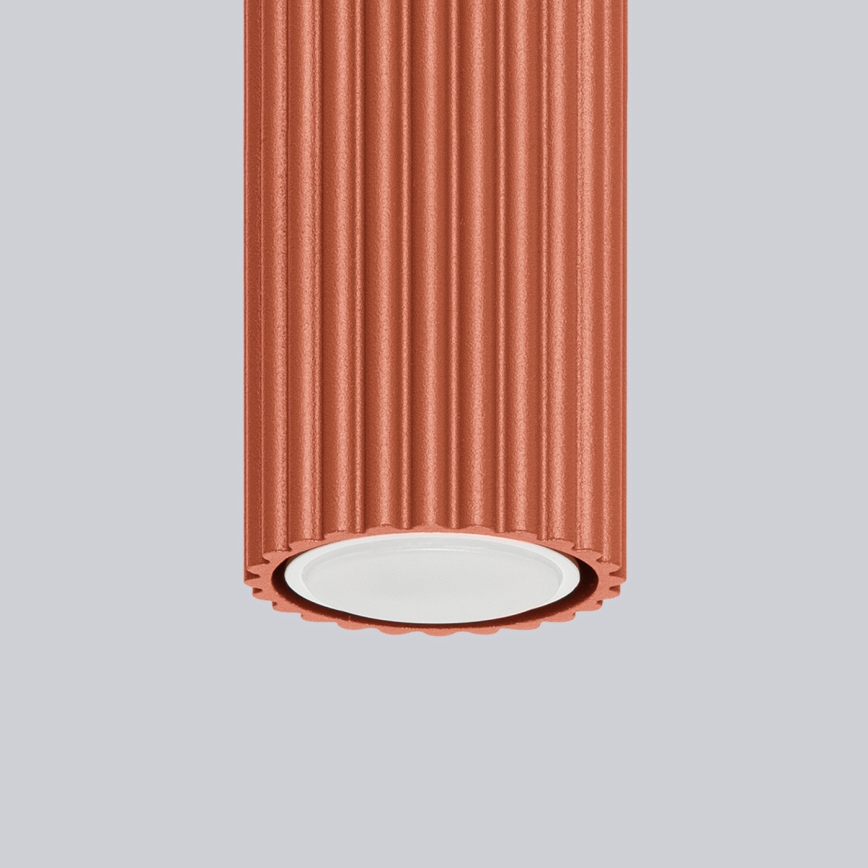 Foco KARBON 1xGU10/10W/230V 20 cm vermelho