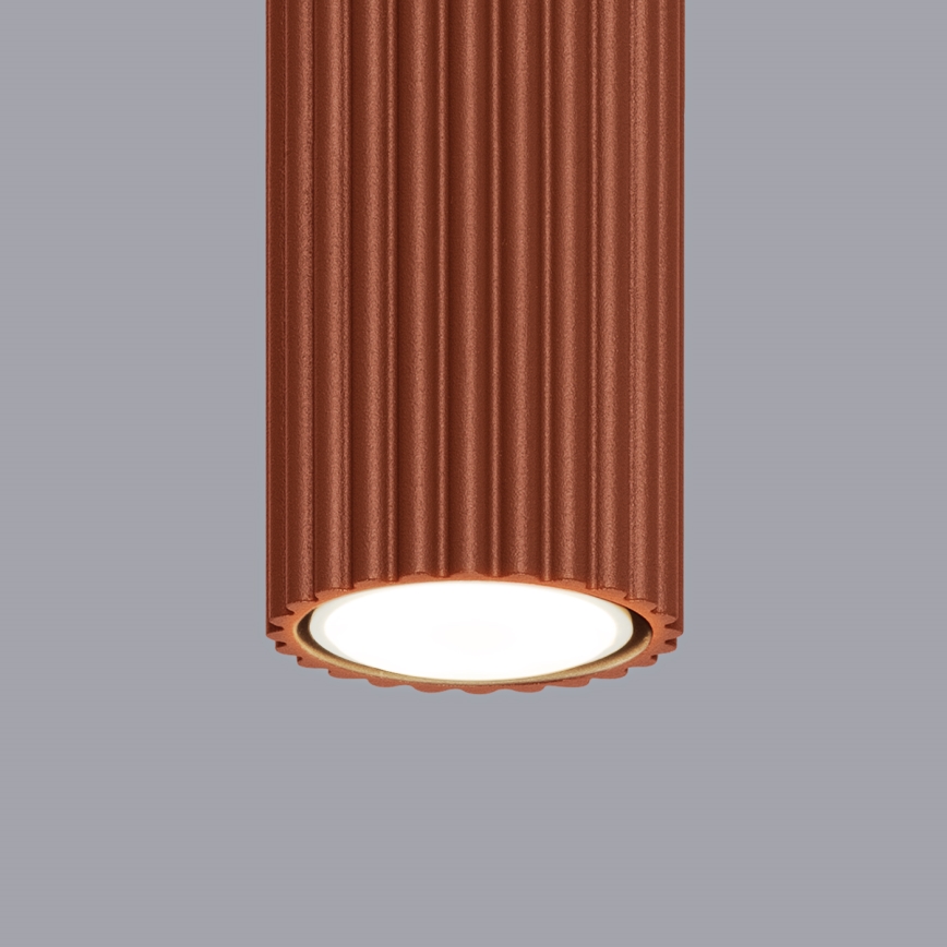 Foco KARBON 1xGU10/10W/230V 30 cm vermelho