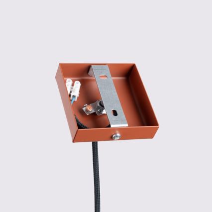 Candeeiro suspenso KARBON 1xGU10/10W/230V vermelho
