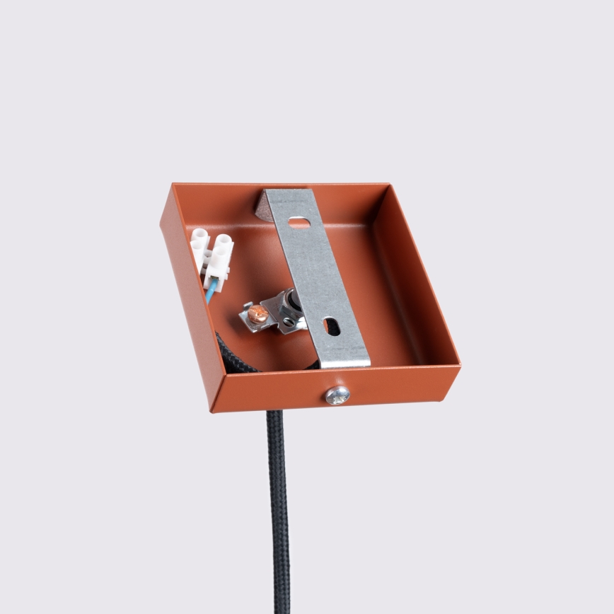 Candeeiro suspenso KARBON 1xGU10/10W/230V vermelho