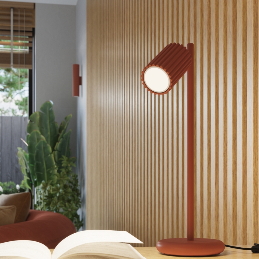 Iluminação de parede KARBON 2xGU10/10W/230V vermelho