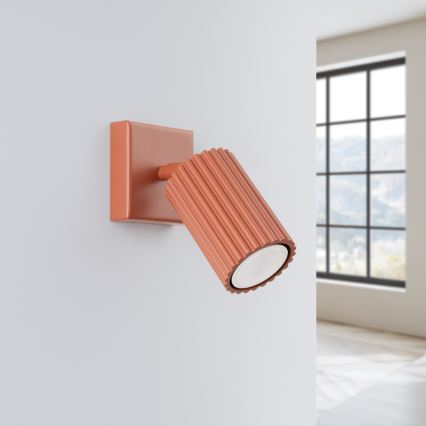 Foco de parede KARBON 1xGU10/10W/230V vermelho