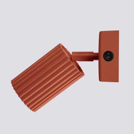Foco de parede KARBON 1xGU10/10W/230V vermelho