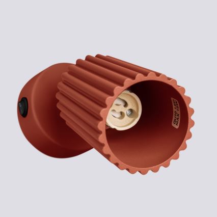 Foco de parede KARBON 1xGU10/10W/230V vermelho