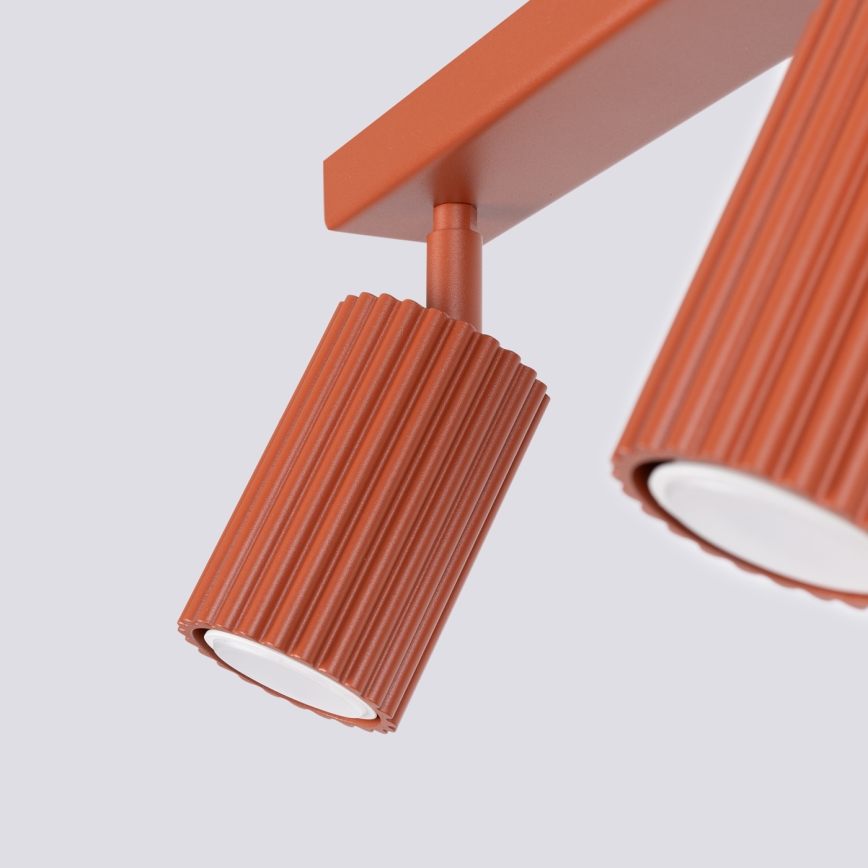 Foco KARBON 3xGU10/10W/230V vermelho