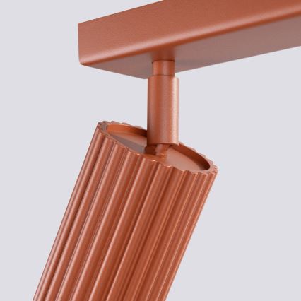Foco KARBON 3xGU10/10W/230V vermelho