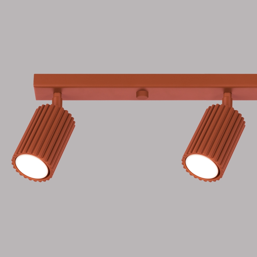 Foco KARBON 4xGU10/10W/230V vermelho