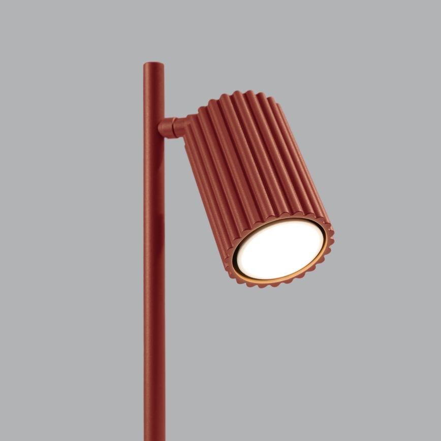 Candeeiro de mesa KARBON 1xGU10/10W/230V vermelho