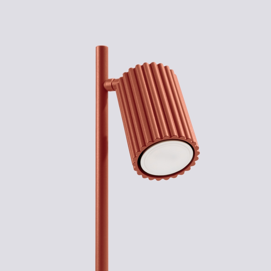 Candeeiro de mesa KARBON 1xGU10/10W/230V vermelho