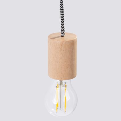 Candeeiro de parede NIMBI 1xE27/15W/230V faia