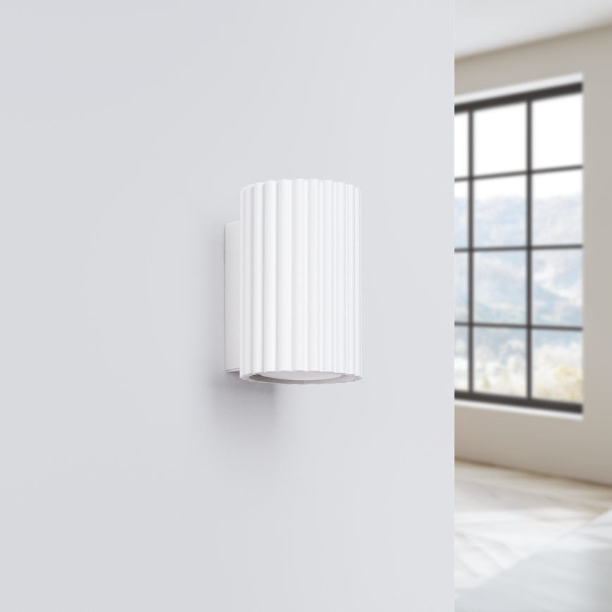 Iluminação de parede KARBON 1xGU10/10W/230V branco