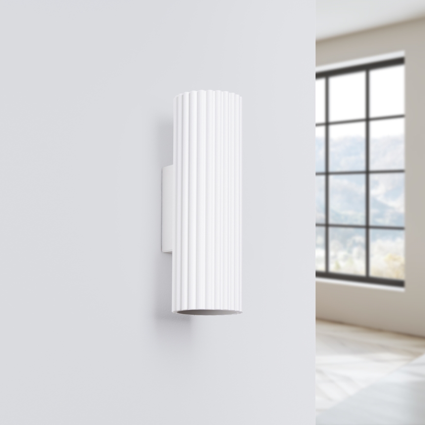 Iluminação de parede KARBON 2xGU10/10W/230V branco