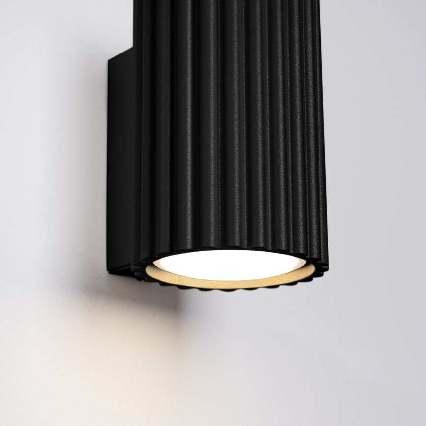 Iluminação de parede KARBON 1xGU10/10W/230V preto