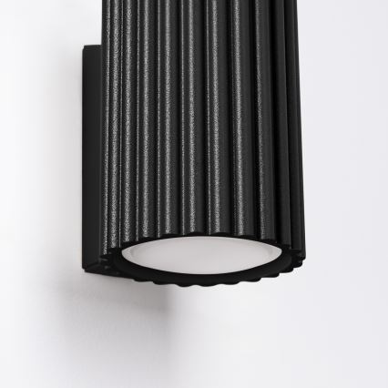 Iluminação de parede KARBON 1xGU10/10W/230V preto