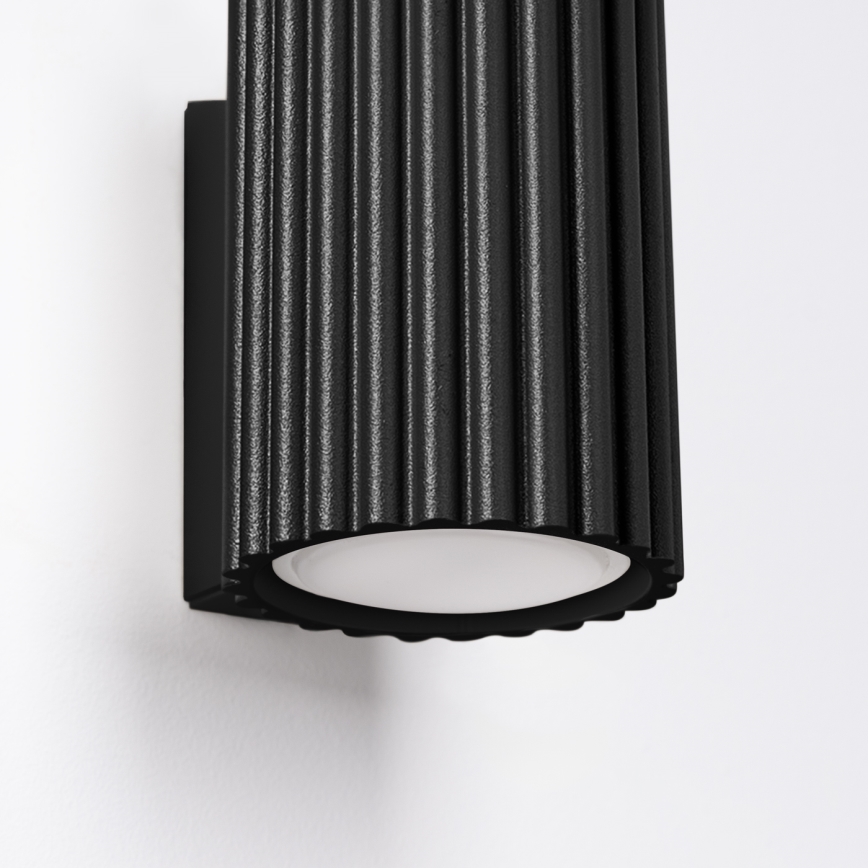 Iluminação de parede KARBON 1xGU10/10W/230V preto