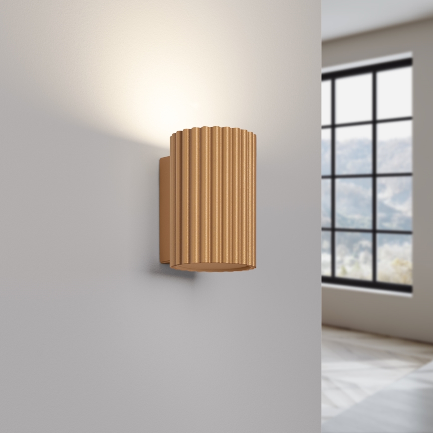 Iluminação de parede KARBON 1xGU10/10W/230V dourado