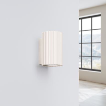 Iluminação de parede KARBON 1xGU10/10W/230V creme