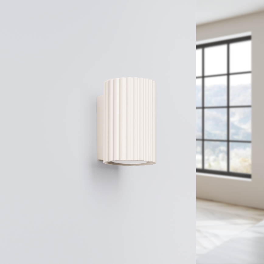 Iluminação de parede KARBON 1xGU10/10W/230V creme