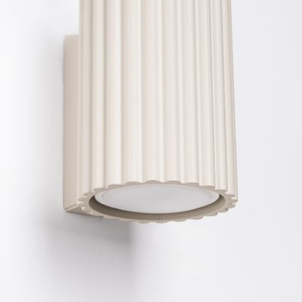 Iluminação de parede KARBON 1xGU10/10W/230V creme