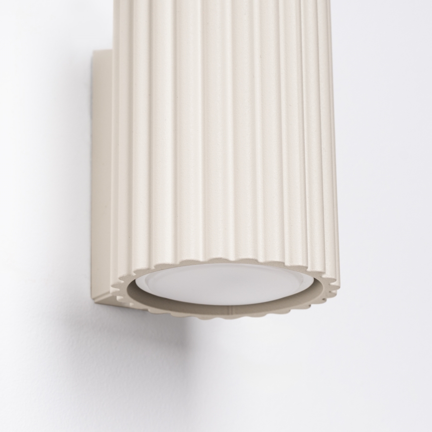 Iluminação de parede KARBON 1xGU10/10W/230V creme