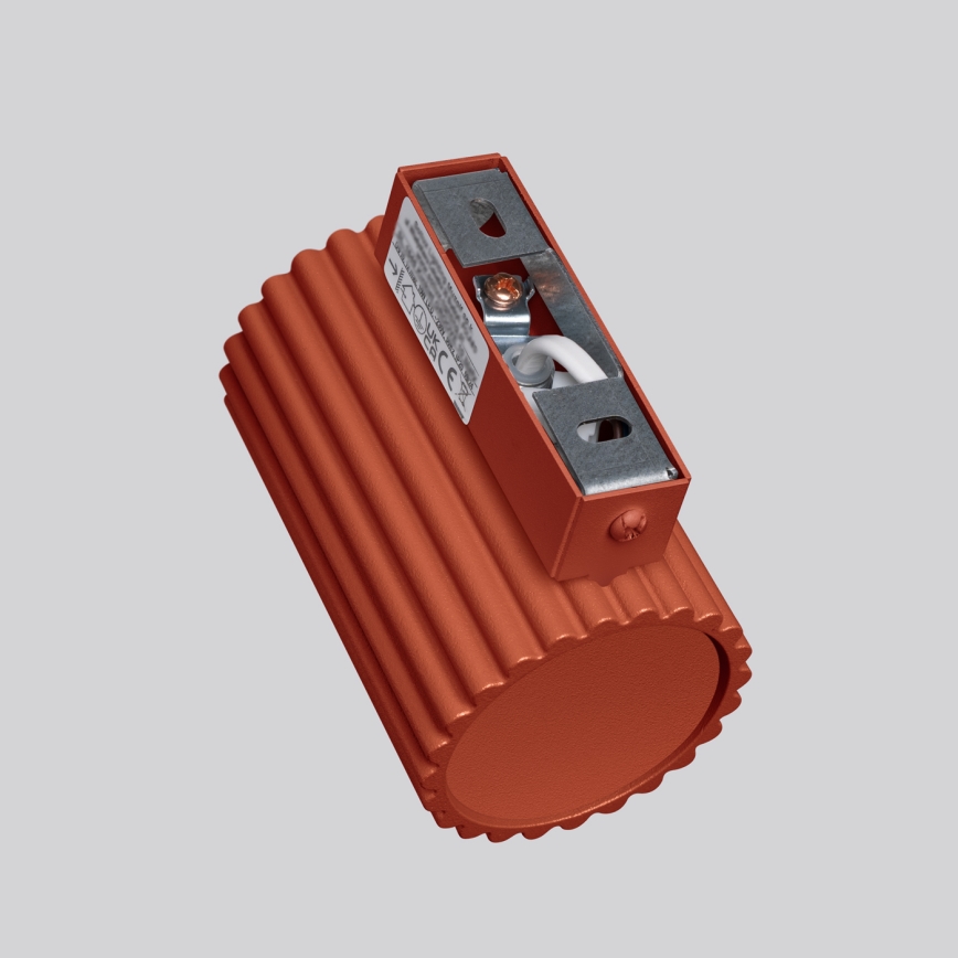 Iluminação de parede KARBON 1xGU10/10W/230V vermelho