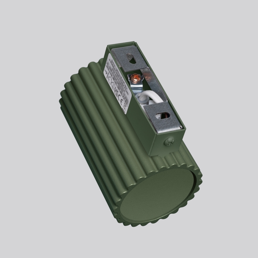 Iluminação de parede KARBON 1xGU10/10W/230V verde