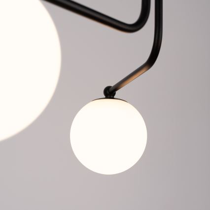 Candeeiro suspenso ASTRAL 3xG9/8W/230V preto