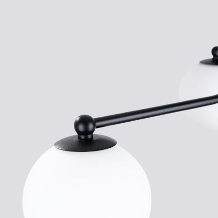 Candeeiro suspenso ASTRAL 3xG9/8W/230V preto