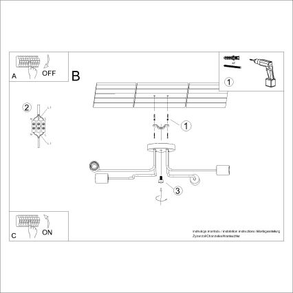 Candeeiro integrado TIMBO 4xE27/15W/230V branco/bege/faia