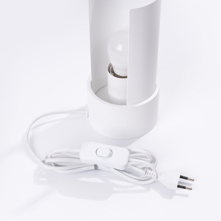 Candeeiro de mesa FLASH 1xE27/15W/230V branco