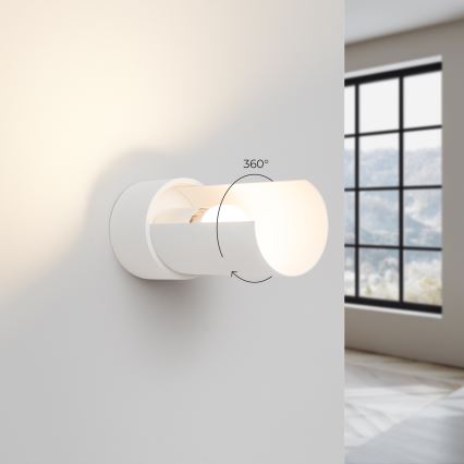 Iluminação de parede FLASH 1xE27/15W/230V branco