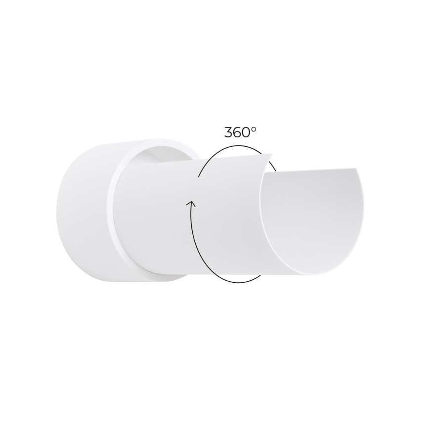 Iluminação de parede FLASH 1xE27/15W/230V branco