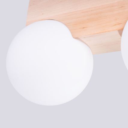 Iluminação de teto BULBO 2xG9/8W/230V faia/branco