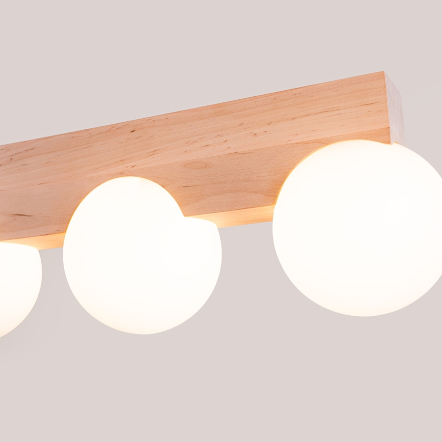 Iluminação de teto BULBO 3xG9/8W/230V faia/branco