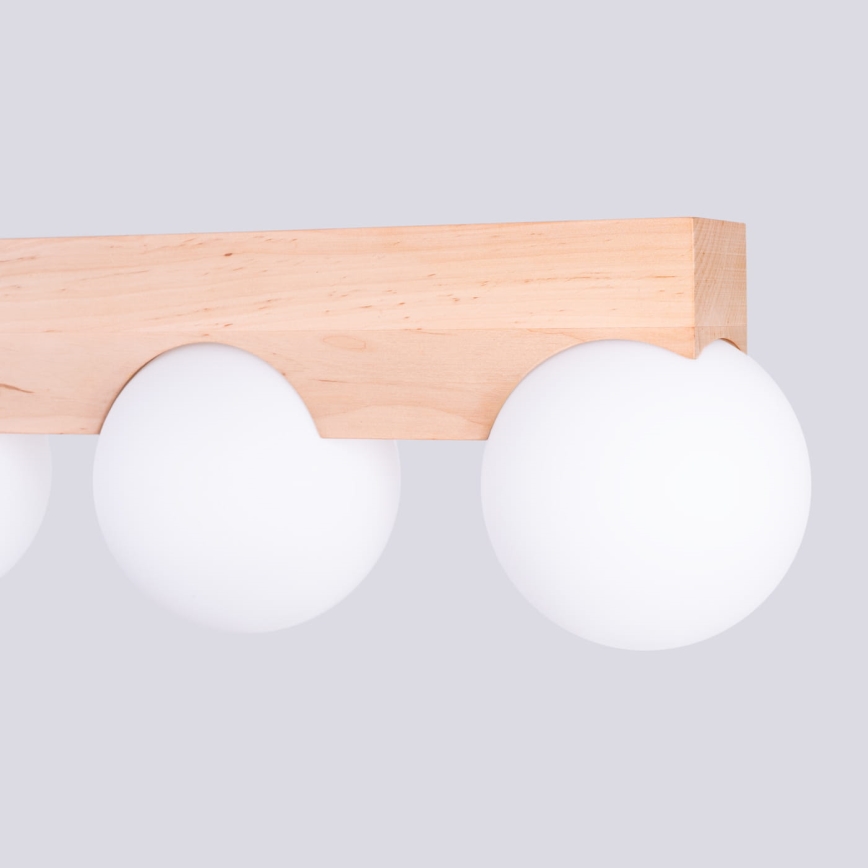 Iluminação de teto BULBO 3xG9/8W/230V faia/branco