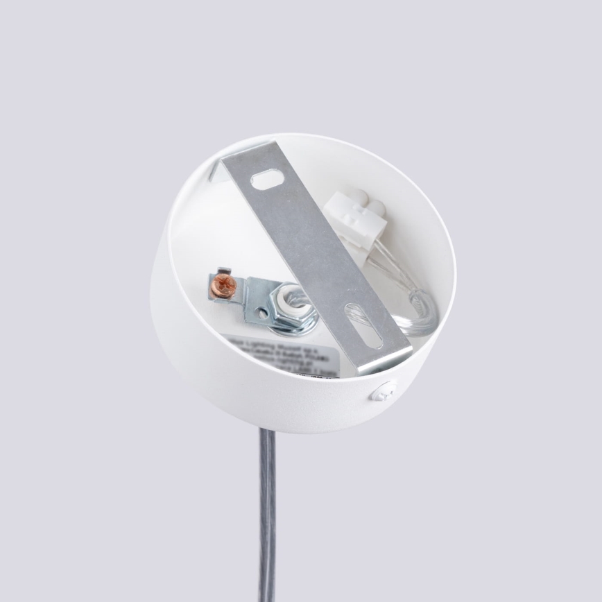 Candeeiro suspenso LIRO 1xGU10/10W/230V branco