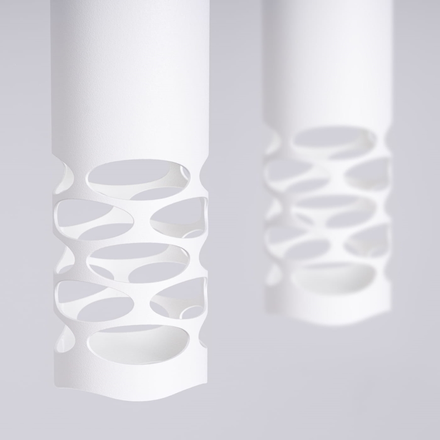 Candeeiro suspenso LIRO 2xGU10/10W/230V branco