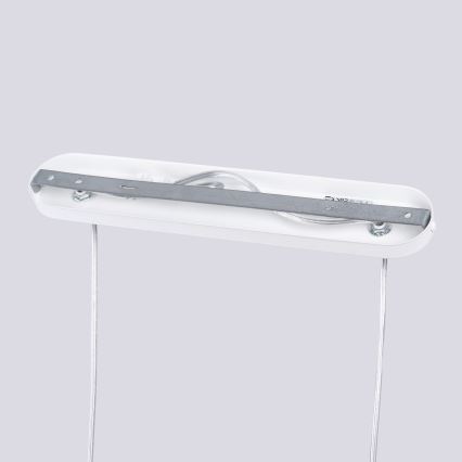 Candeeiro suspenso LIRO 2xGU10/10W/230V branco