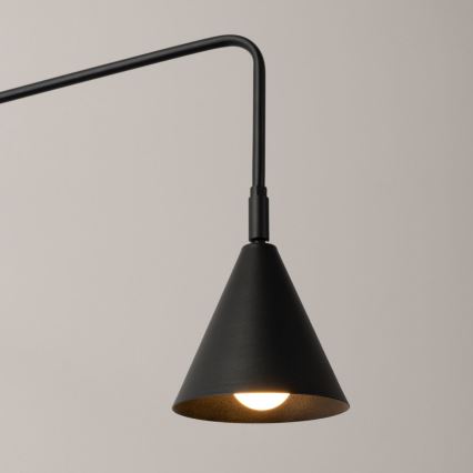 Candeeiro de parede NOX 1xE14/10W/230V preto