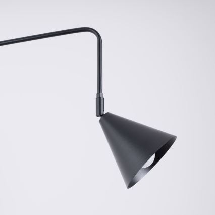Candeeiro de parede NOX 1xE14/10W/230V preto