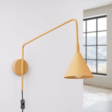 Candeeiro de parede NOX 1xE14/10W/230V dourado