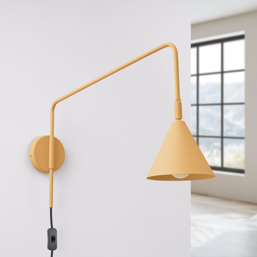 Candeeiro de parede NOX 1xE14/10W/230V dourado