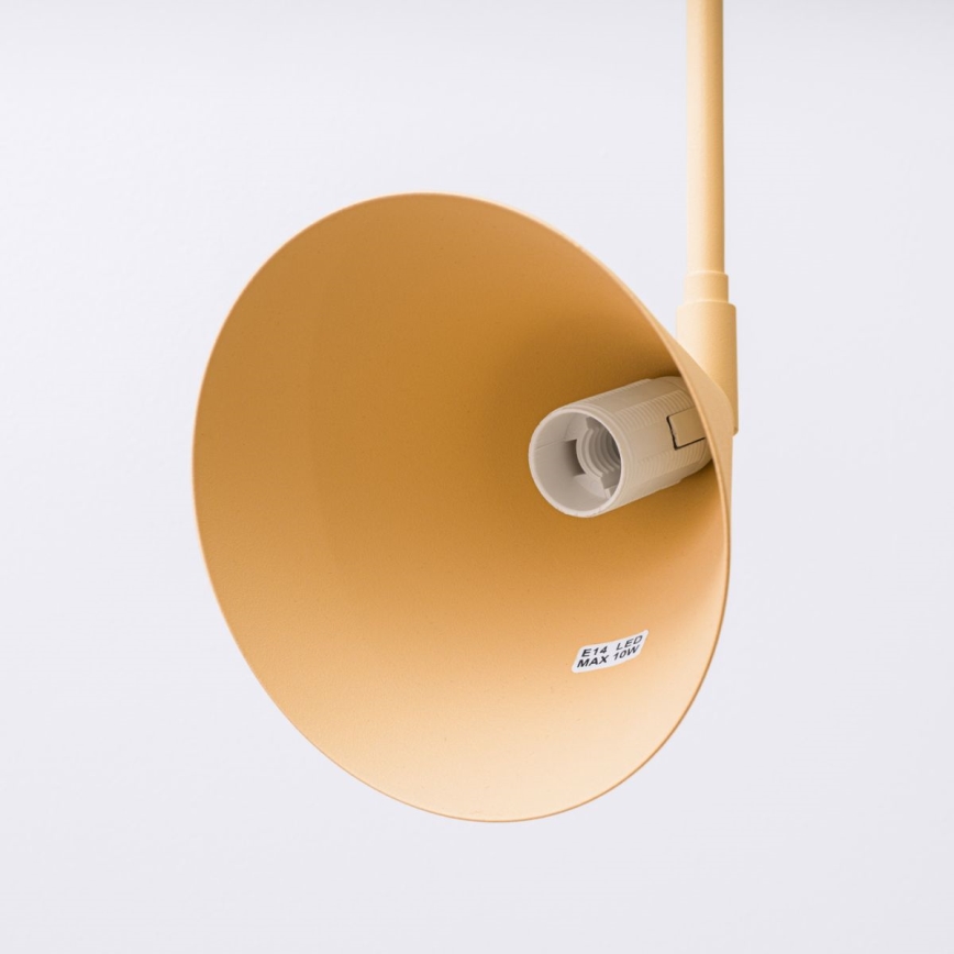 Candeeiro de parede NOX 1xE14/10W/230V dourado