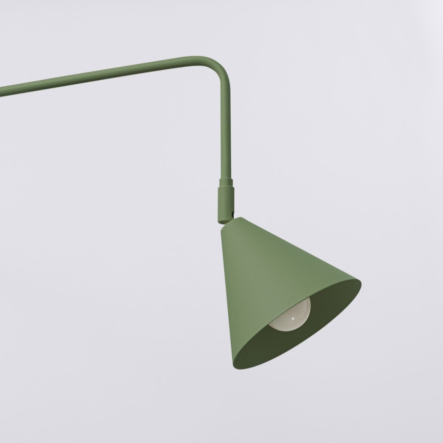 Candeeiro de parede NOX 1xE14/10W/230V verde